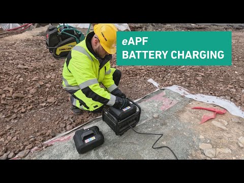 Ammann eAPF 12/40 Forward Moving Vibratory Plate - Long battery life