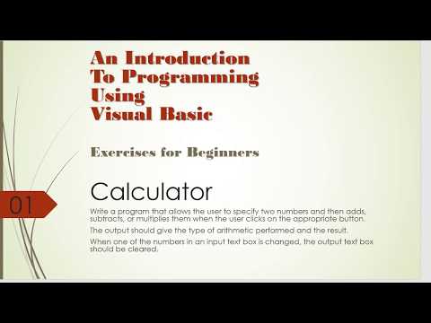 Introduction To Programming Using Visual Basic Calculator