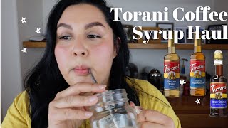 Another HUGE Torani Coffee Syrup Haul | Sugar Free Coffee Syrups