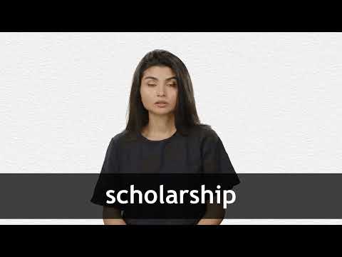 How to pronounce SCHOLARSHIP in American English