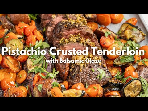 Show-Stopping Tenderloin with Pistachio Herb Crust