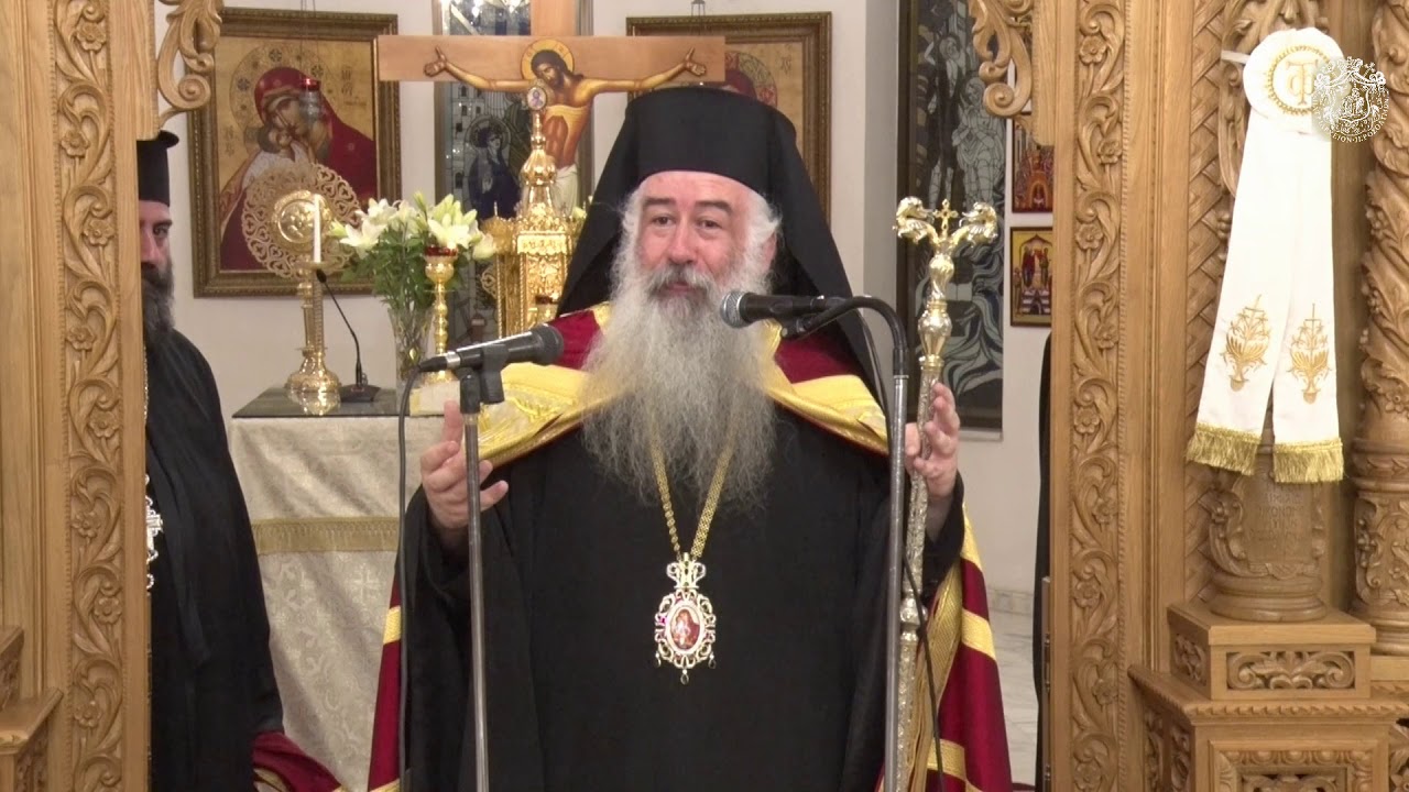 عظة غروب عيد الصعود الإلهي 2019