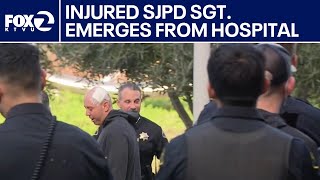 SJPD Sgt. shot by carjacking suspect emerges from hospital | KTVU