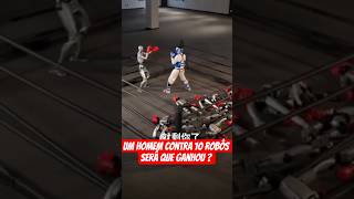 1 HOMEM Vs 10 ROBÔS. #tecnologia #robótica #luta #shorts #views