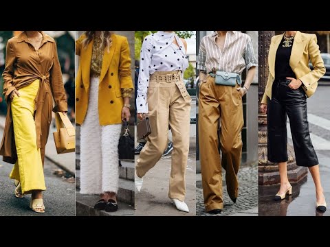 Outfits con PANTALONES de MODA 2024/ 25 OTOÑO INVIERNO
