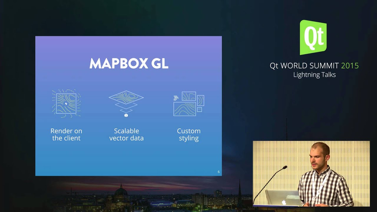 QtWS15- Lightning Talk, Qt & Mapbox, Konstantin Käfer, Mapbox