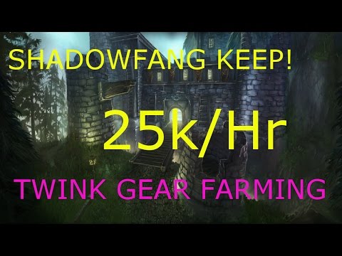 WoW 6.2 : Shadowfang Keep 25k Gold/hr Gold Farming Guide, Twink gear, WoD Farm Guide