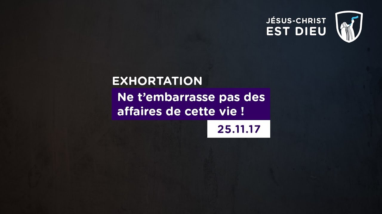 Thumbnail of video: Ne t'embarrasse pas des affaires de cette vie !