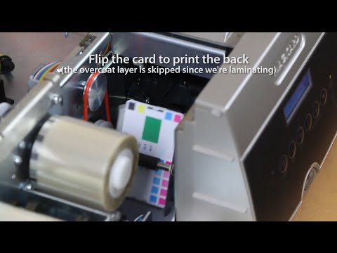 How a card printer works