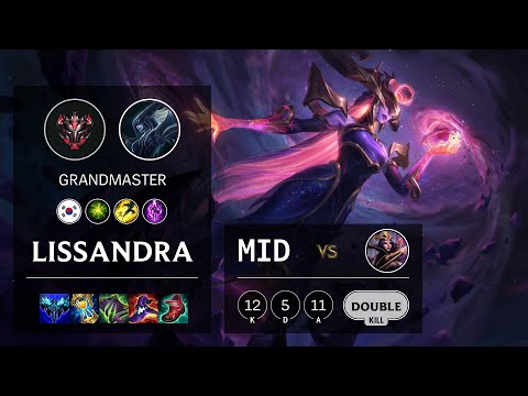Lissandra Mid vs LeBlanc - KR Grandmaster Patch 11.14