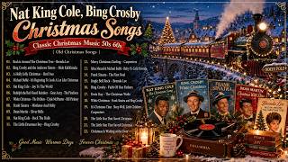 Vintage Christmas Songs 50s 60s 70s 🎧 Crosby, Sinatra, Nat King Cole, Fitzgerald, Andrews Sisters