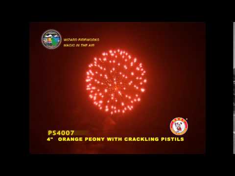 SB100PE06 - 4 INCH SHELL - WIZARD FIREWORKS - PS4007