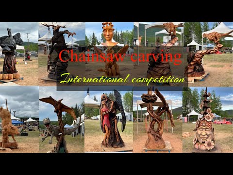 INTERNATIONAL CHAINSAW CARVING COMPETITION 2024 || canada life