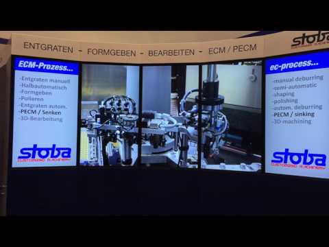 ECM Entgraten & PECM Senken - stoba Maschinenlösungen