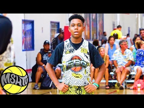 Tao Barnes HANDLES HIS BUSINESS at the 2018 EBC Jr All American Camp