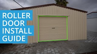 Garage Roller Door ðŸšª Installation ðŸ› ï¸ Guide - Roys Sheds