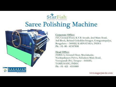Saree Polishing Machine