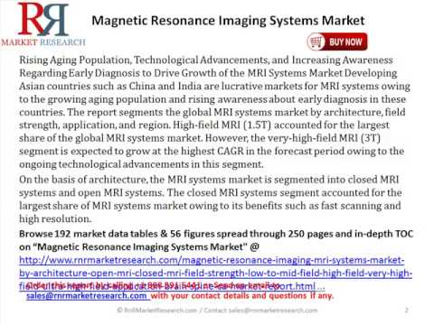 Magnetic Resonance Imaging Systems Market Research Report to 2020