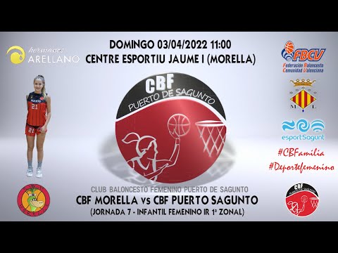Videohighlights CBF Morella - Infantil A Hermanos Arellano CBF Puerto Sagunto (J7 LIGA 21-22)