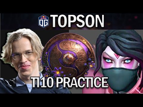 OG.TOPSON TEMPLAR ASSASSIN - TRAINING - DOTA 2 7.29 GAMEPLAY
