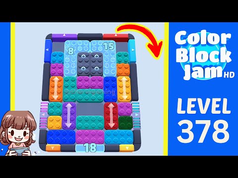 Color Block Jam Level 378 Solution Walkthrough