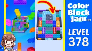 Solution du Niveau 378 de Color Block Jam