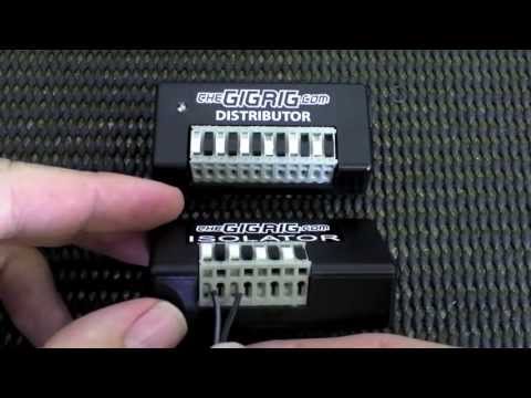 TheGigRig Distributor and Isolator cables solderless, cut to length