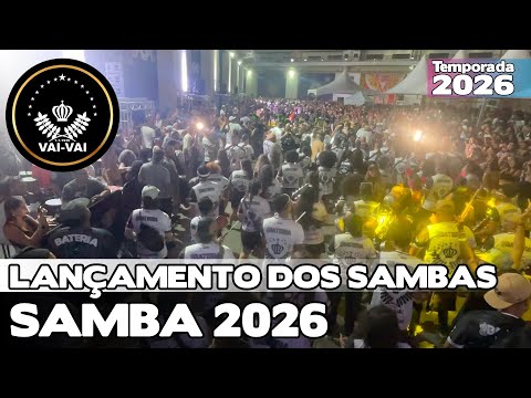 VAI-VAI 2026 AO VIVO | LANÇAMENTO DOS SAMBAS DE SP 4K | #LDS26