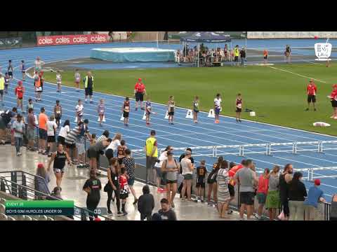 Boys Under 9 60m Hurdles H7 - 2020 State Combined Events Championships // LAVicTV