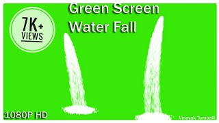 Green Screen  Waterfall HD  Free HD 1080p #particl