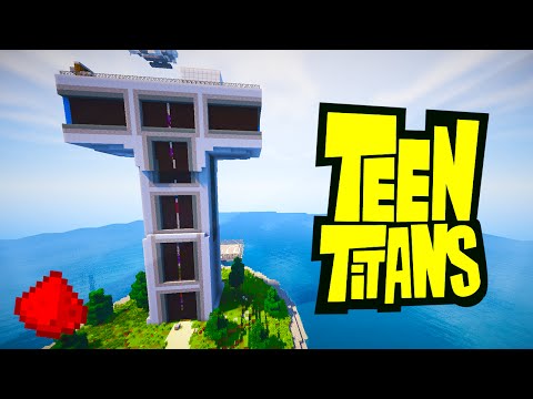 EPIC Redstone Tower ft. 30+ Insane Teen Titans Creations