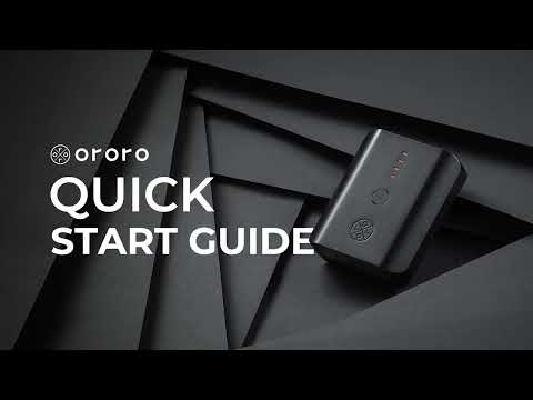 Step Up Your Power: Quick Start Guide for the ororo PD 5K Battery