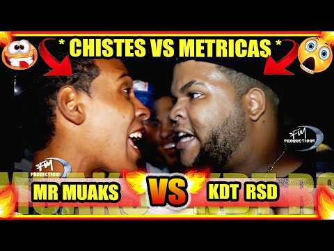 ( CHISTES vs METRICAS ) Mr. Muaks vs. KDT Rap Soldier - Batalla de Freestyle - Centro Olímpico 2022