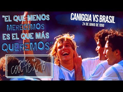 Goles en contexto - Caniggia vs Brasil (1990)