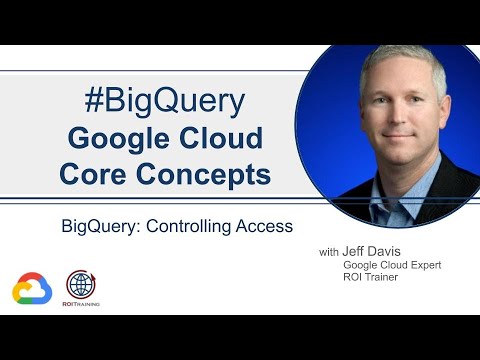 Core Concepts | BigQuery Controlling Access