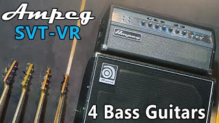 Video thumbnail for AMPEG SVT-VR | 4 BASSES SOUND TEST by Obrad Lacarac