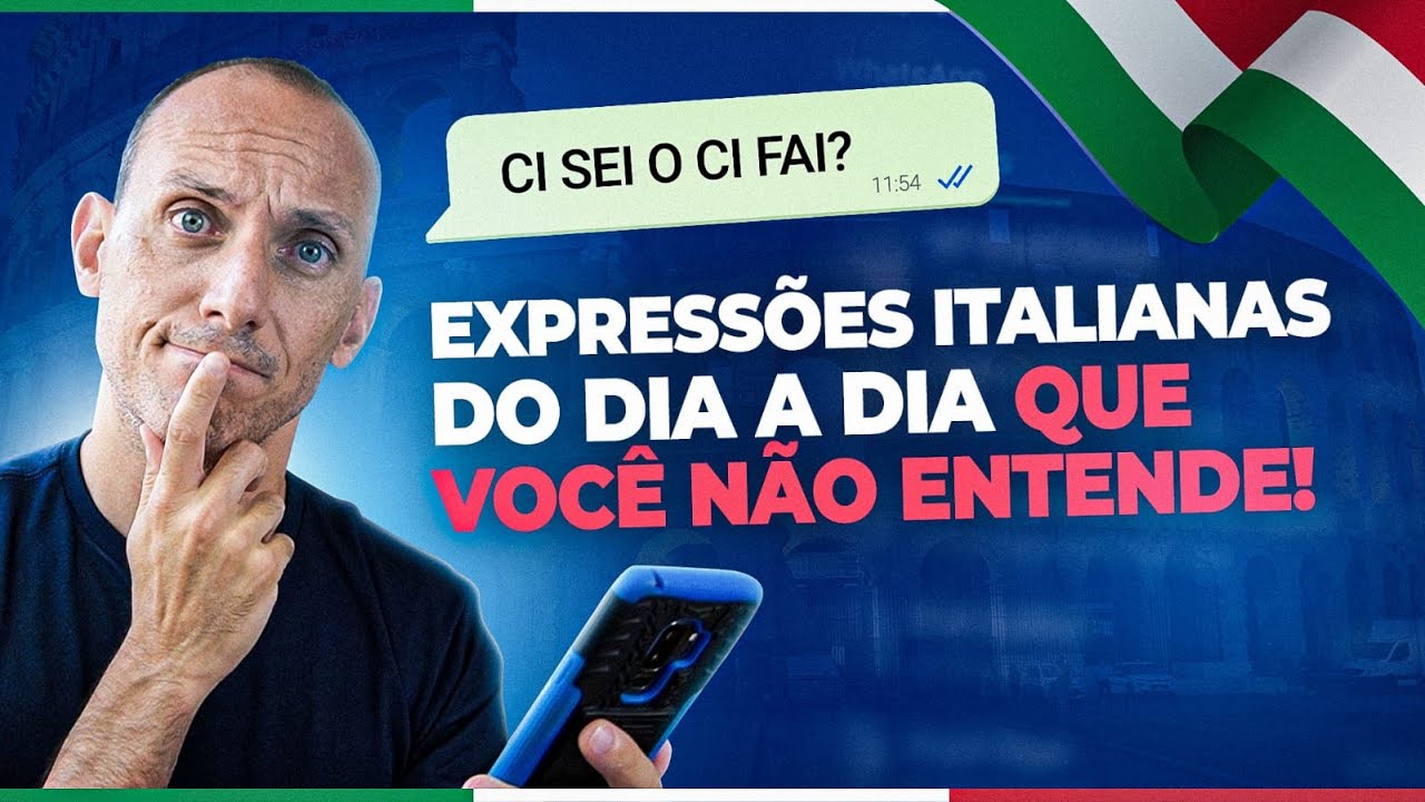 10 EXPRESSÕES ITALIANAS COLOQUIAIS para você FALAR COMO UM NATIVO! I Aprender Italiano