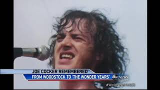 Joe Cocker:  News Report of His Death - December 22, 2014