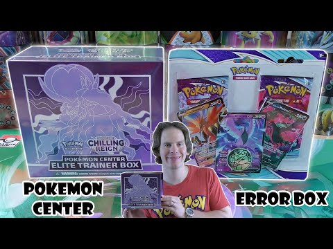 Pokemon Center Chilling Reign Elite Trainer Box Opening