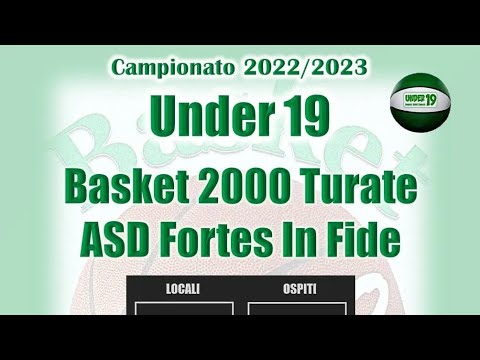 Under 19 Uisp Basket 2000 Turate vs Fortes in Fide Milano