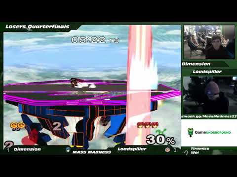 Mass Madness 23 SSBM - Dimension (Marth) vs. Loadspiller (Ice Climbers) - Melee LQF