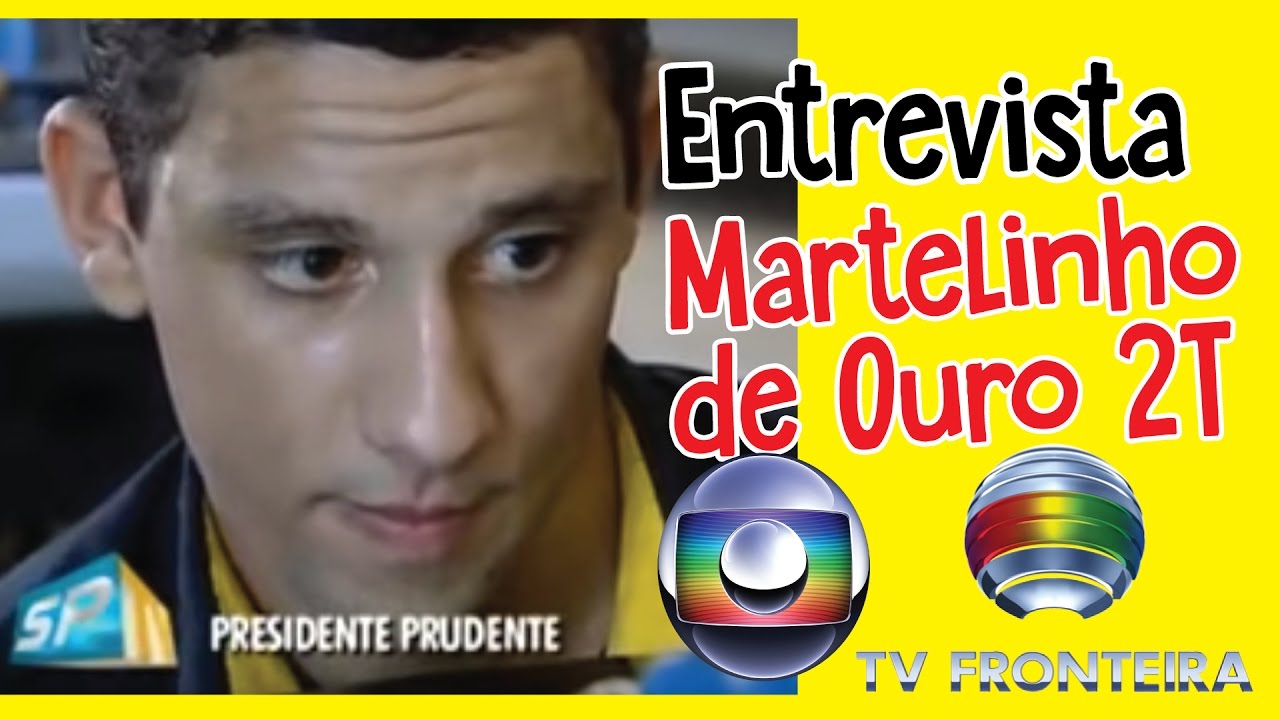 Martelinho de Ouro na TV GLOBO — Entrevista Em Revista Martelinho de Ouro 2T