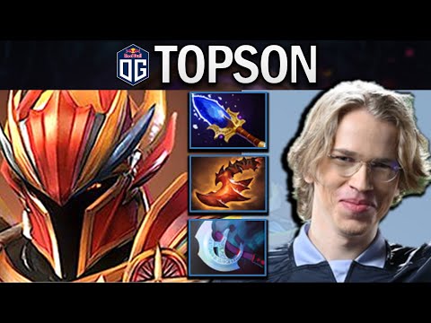 OG.TOPSON DRAGON KNIGHT WITH AGHANIMS-MANTA - DOTA 2 7.30 GAMEPLAY