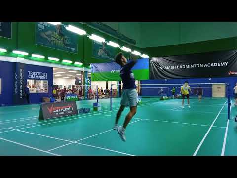 Badminton QF Men's Single Open Vsmash Aexclusive Season 2 Tour - Hanz Haiqal Vs Au Wei Shan