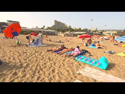 Playa del Ingles Beach Walk | Gran Canaria | We❤️Canarias