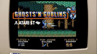 Ghosts 'n Goblins - Atari ST (1990) longplay