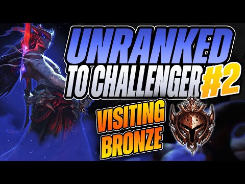 UNRANKED TO CHALLENGER EP: #2 ~ TAKING MY YONE INTO THE TRENCHES OF BRONZE! - League of Legends