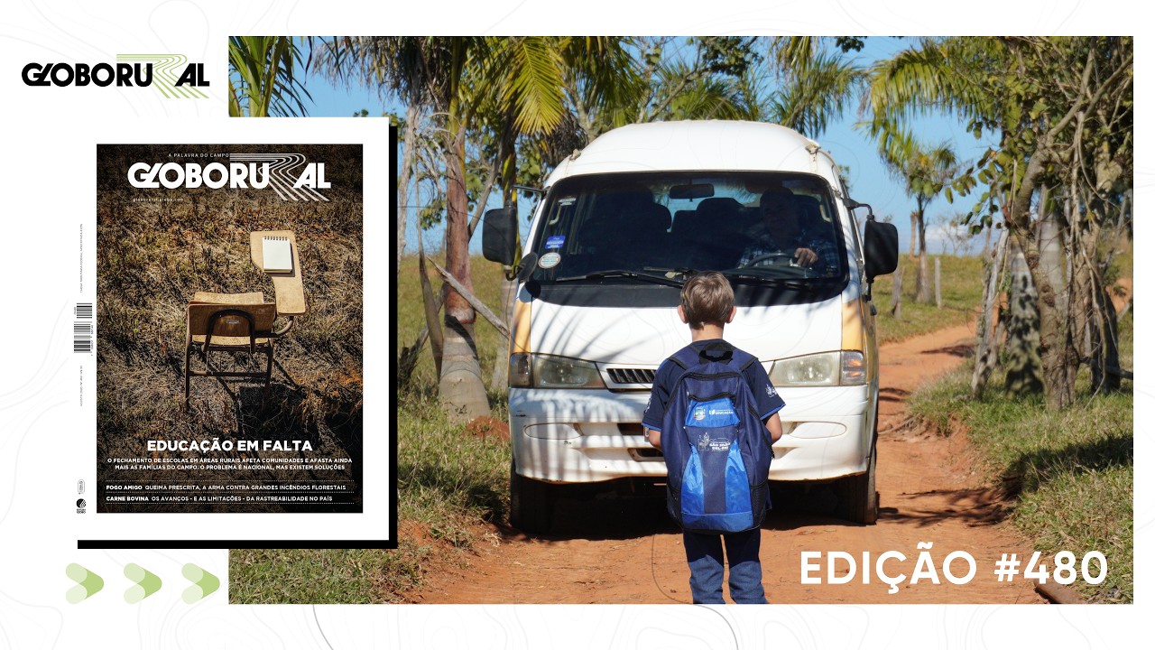 Fechamento de escolas rurais é destaque da Globo Rural de agosto