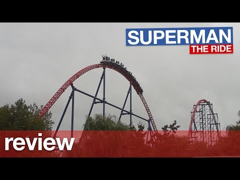 Video review of Superman the Ride by Coaster Hipster