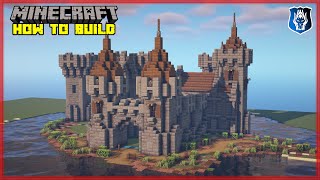 Minecraft How to Build a Epic Medieval Castle an Island (Tutorial) Part 01 | Download